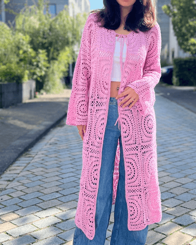 The kalyssia Long Cardigan crochet pattern